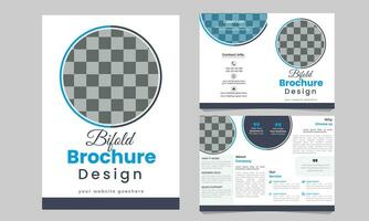 affaires bifold brochure conception modèle gratuit vecteur