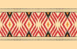 ethnique abstrait ikat art. aztèque ornement imprimer. géométrique ethnique modèle sans couture Couleur Oriental. conception pour Contexte ,rideau, tapis, fond d'écran, vêtements, emballage, batique, vecteur illustration.