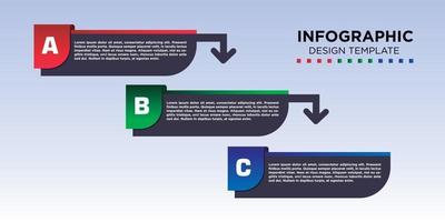 modèle de conception infographique pour la présentation d'entreprise vecteur