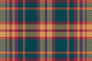 motif à carreaux tartan avec texture et couleur rétro. vecteur