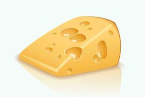 morceau de fromage vecteur