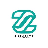 z lettre Créatif logo conception vecteur