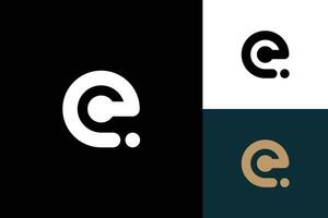 lettre e monogramme vecteur logo conception