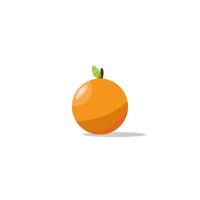 fruit orange de dessin animé vecteur