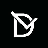 lettre dl logo conception modèle, dessins concept, logos, logotype élément pour modèle. vecteur
