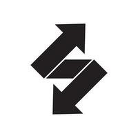 La Flèche logo, vecteur illustration modèle conception.