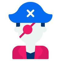 pirate icône illustration pour uiux, infographie, etc vecteur