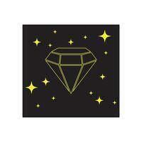 diamant logo vecteur modèle symbole conception