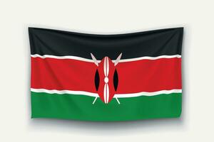 drapeau du Kenya vecteur