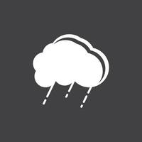 pluie icône et symbole vecteur modèle illustration