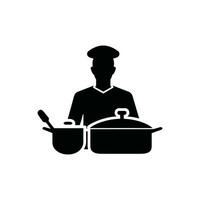 cuisine icône sur blanc Contexte - Facile vecteur illustration