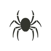 arachnide icône sur blanc Contexte - Facile vecteur illustration