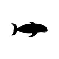 sperme baleines icône sur blanc Contexte - Facile vecteur illustration