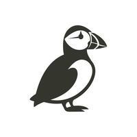 macareux oiseau icône sur blanc Contexte - Facile vecteur illustration