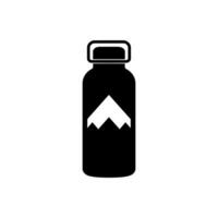 des sports l'eau bouteille icône sur blanc Contexte - Facile vecteur illustration