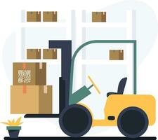la logistique et livraison concepts vecteur