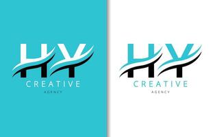 salut lettre logo conception avec Contexte et Créatif entreprise logo. moderne caractères mode conception. vecteur illustration