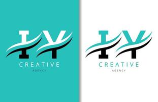 oui lettre logo conception avec Contexte et Créatif entreprise logo. moderne caractères mode conception. vecteur illustration