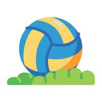 concepts de volley-ball à la mode vecteur