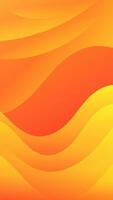 abstrait Contexte Orange Jaune Couleur avec ondulé lignes et dégradés est une polyvalent atout adapté pour divers conception projets tel comme sites Internet, présentations, impression matériaux, social médias des postes vecteur
