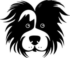 chien - minimaliste et plat logo - vecteur illustration