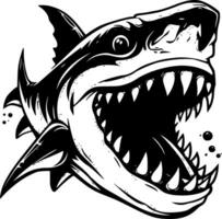 requin - haute qualité vecteur logo - vecteur illustration idéal pour T-shirt graphique