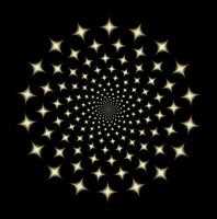 fibonacci pente flou rapport spirale vecteur modèle,