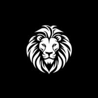 lion, noir et blanc vecteur illustration