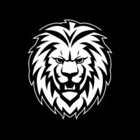 Lion - minimaliste et plat logo - vecteur illustration