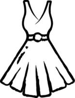 robe main tiré vecteur illustration