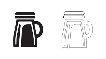 moderne flocons d'avoine icône conception dans vecteur format avec une blanc Contexte