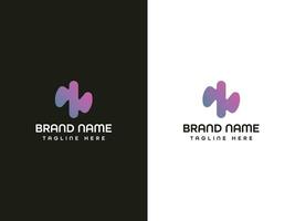 moderne lettre logo conception vecteur