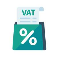 document fichier justificatif impôt calculs à le fin de le impôt année vecteur