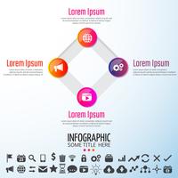 Modèle de conception d&#39;infographie vecteur