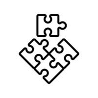 puzzle icône conception vecteur modèle