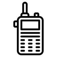 walkie talkie icône illustration pour la toile application, etc vecteur