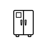 réfrigérateur icône conception vecteur