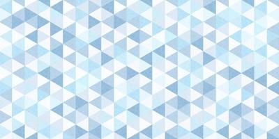 motif triangulaire dégradé bleu avec entrelacs de cercle à l'intérieur, arrière-plan polygonal géométrique abstrait vecteur