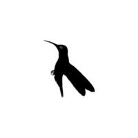 en volant colibri silhouette, pouvez utilisation art illustration, site Internet, logo gramme, pictogramme ou graphique conception élément. vecteur illustration