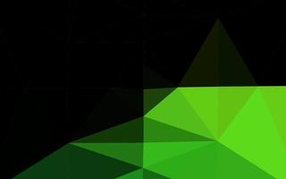 couverture low poly vecteur vert clair.