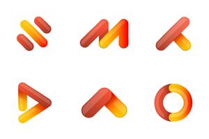 Logo vectoriel minimal moderne pour bannière