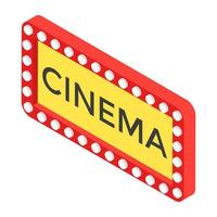 concepts de logo de cinéma vecteur