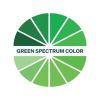 vert Couleur vecteur icône pour la toile et mobile conception. vecteur illustration. spectre de vert pour inspiration dans notre conception. vert Couleur éléments