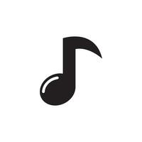 la musique Remarque logo icône vecteur