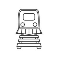 train illustration logo icône vecteur