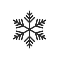 flocons de neige logo icône vecteur