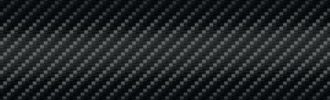 texture panoramique de la fibre de carbone noire et grise vecteur
