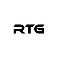 RTG lettre logo conception, inspiration pour une unique identité. moderne élégance et Créatif conception. filigrane votre Succès avec le frappant cette logo. vecteur