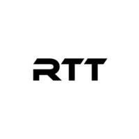 rtt lettre logo conception, inspiration pour une unique identité. moderne élégance et Créatif conception. filigrane votre Succès avec le frappant cette logo. vecteur