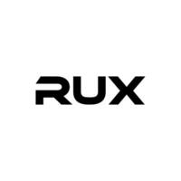 roux lettre logo conception, inspiration pour une unique identité. moderne élégance et Créatif conception. filigrane votre Succès avec le frappant cette logo. vecteur